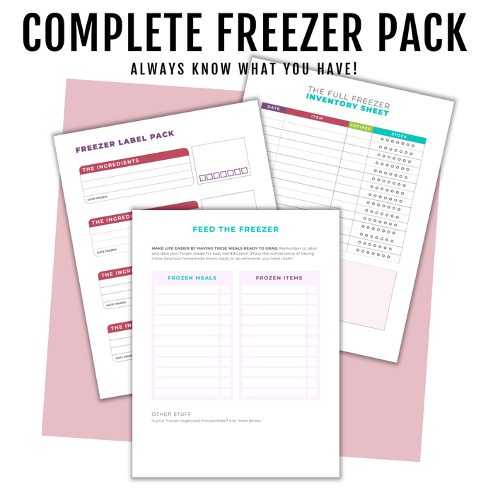 Freezer Inventory Bundle