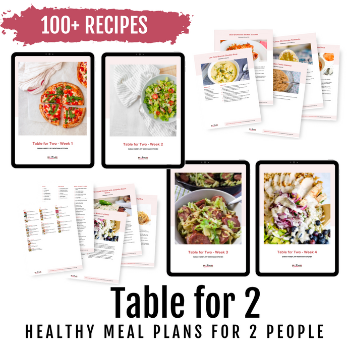 Table for 2 - Healthy Meal Plans for 2 People