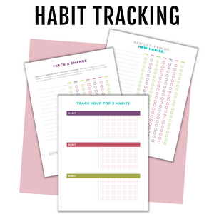 Habit Tracker Planning Bundle