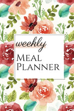 Load image into Gallery viewer, Weekly Menu Planner Notebook: family menu plan organizer with shopping list 6&quot;x9&quot;