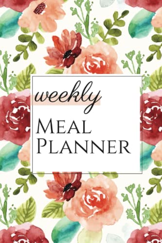 Weekly Menu Planner Notebook: family menu plan organizer with shopping list 6