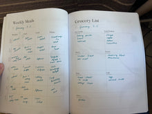 Load image into Gallery viewer, Weekly Meal Planner Notebook: with Grocery Shopping List - 52 weeks